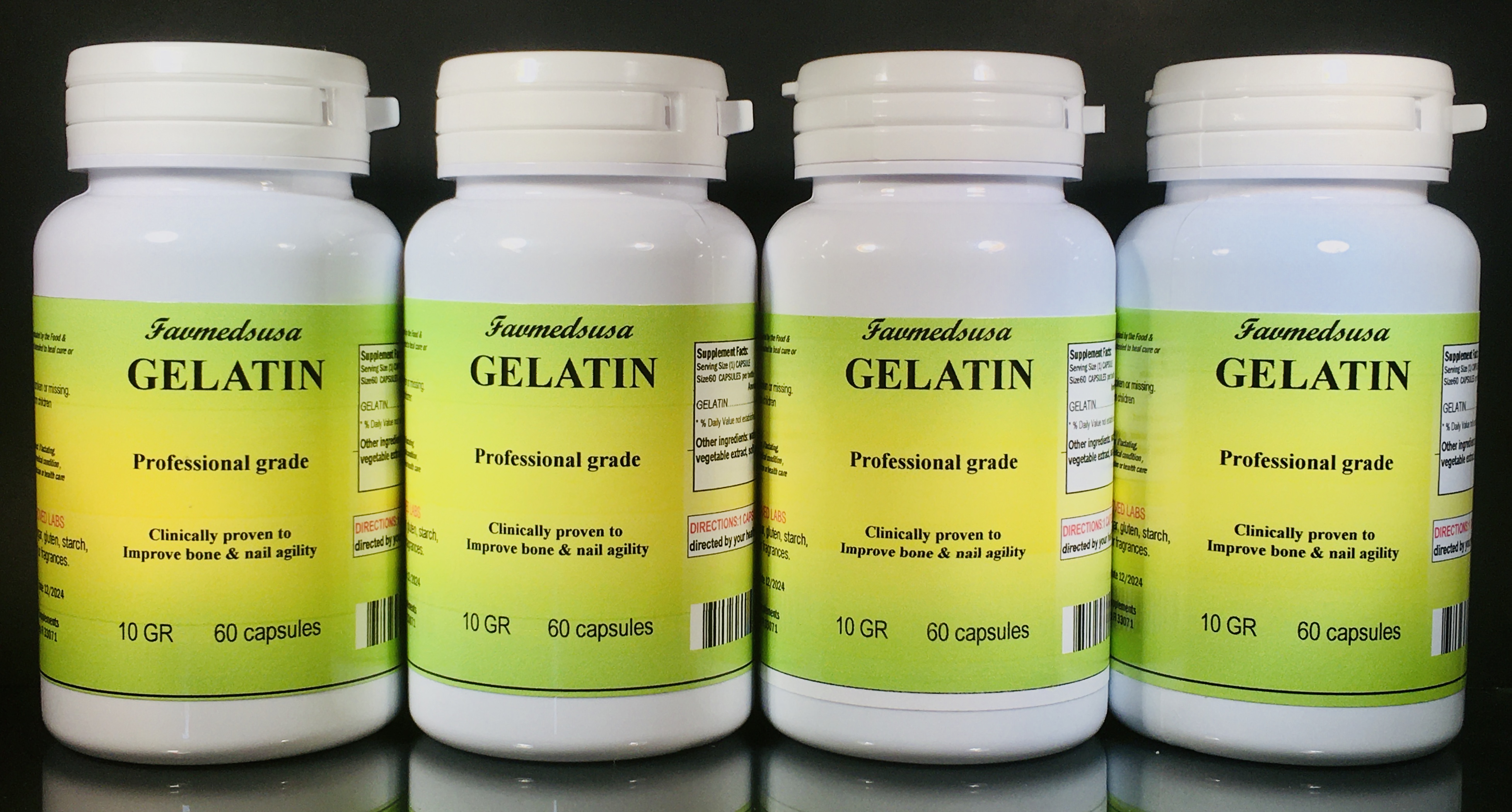 Gelatin - 240 (4x60) capsules